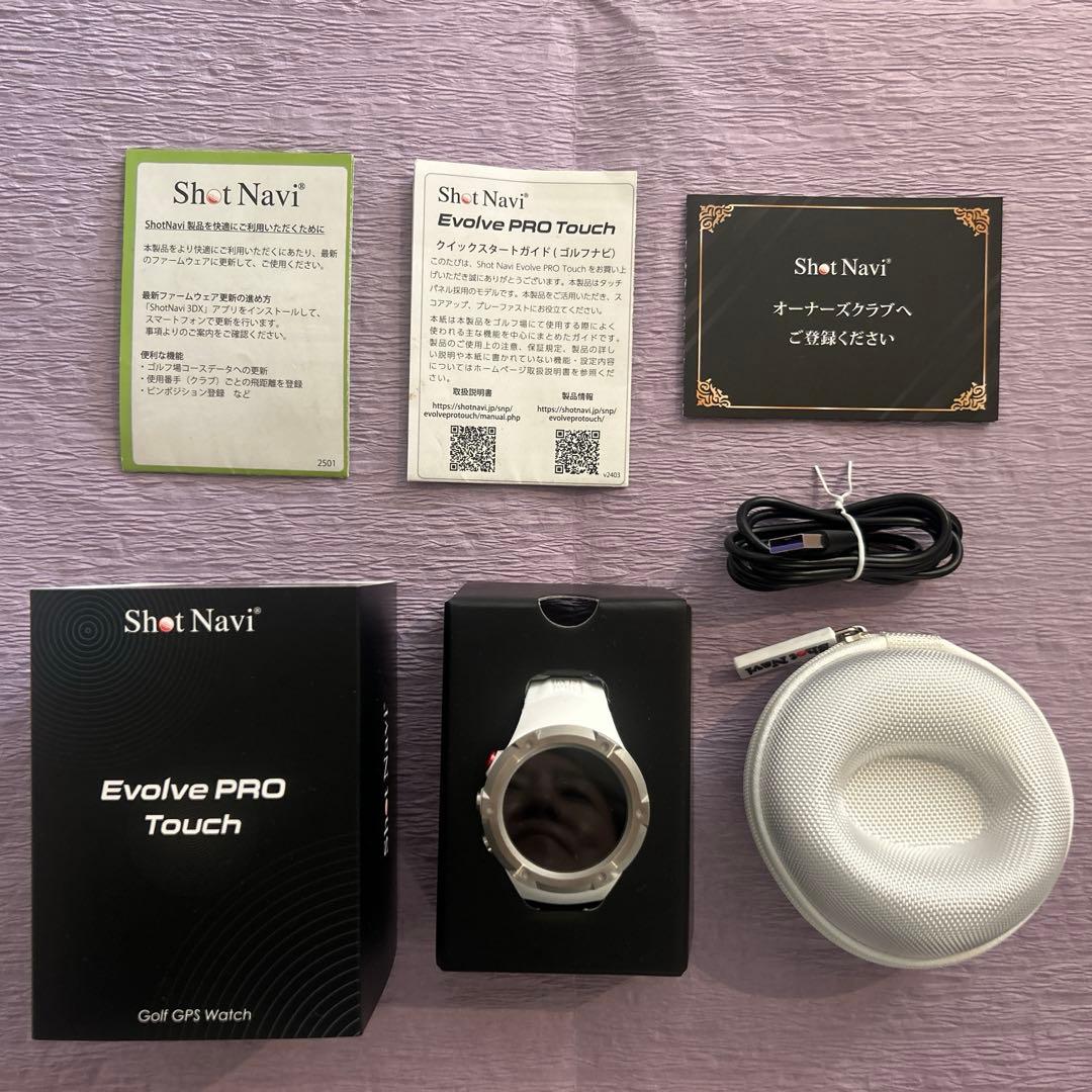 Shot Navi(ショットナビ) Evolve PRO Touch ホワイト
