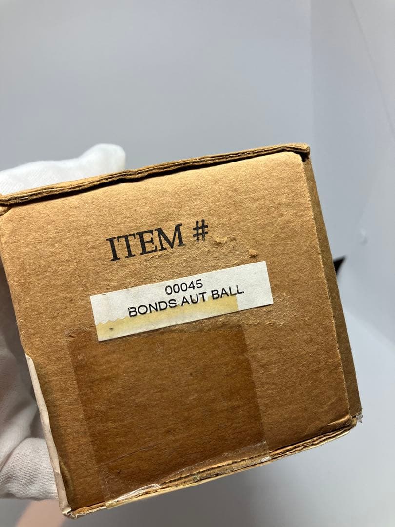 Barry Bonds（バリー・ボンズ）直筆サイン入りボール スコアボード社認定