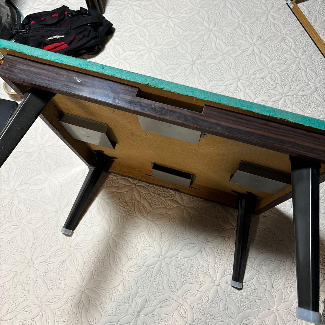 【牌王】麻雀セット 麻雀牌（大洋化学）　折りたたみ麻雀卓 ガイドブック付き