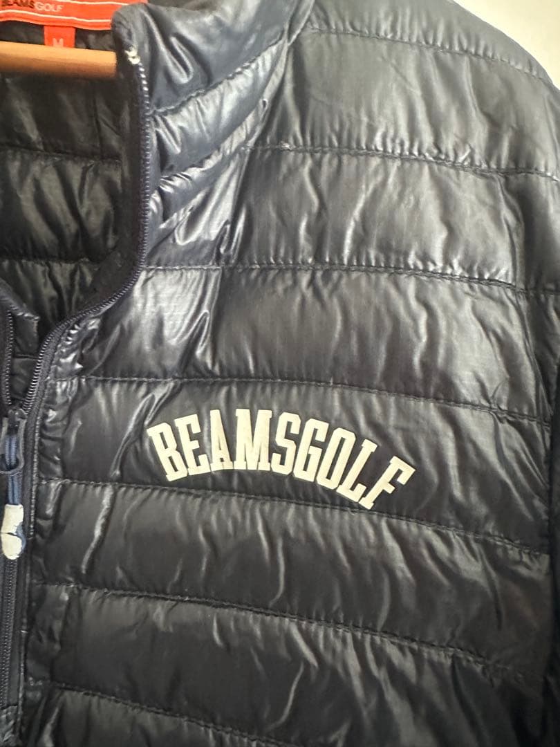 BEAMS GOLF ダウンジャケット M ネイビー