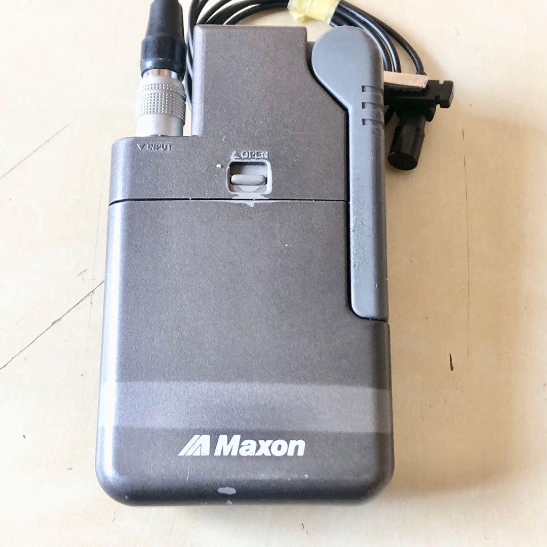 Maxon T8B ワイヤレストランスミッター ピンマイク付 4台セット