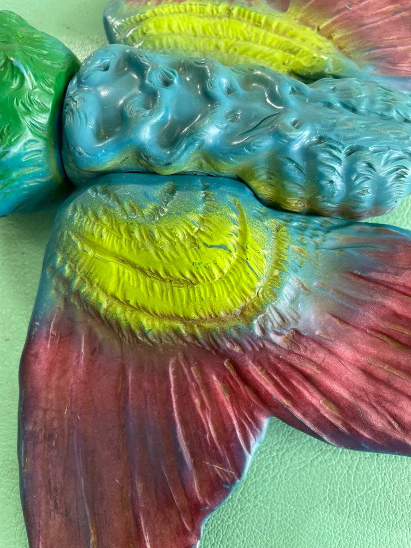 希少　モスラ　ソフビ　当時物　ゴジラシリーズ　ブルファク　背中にキズ