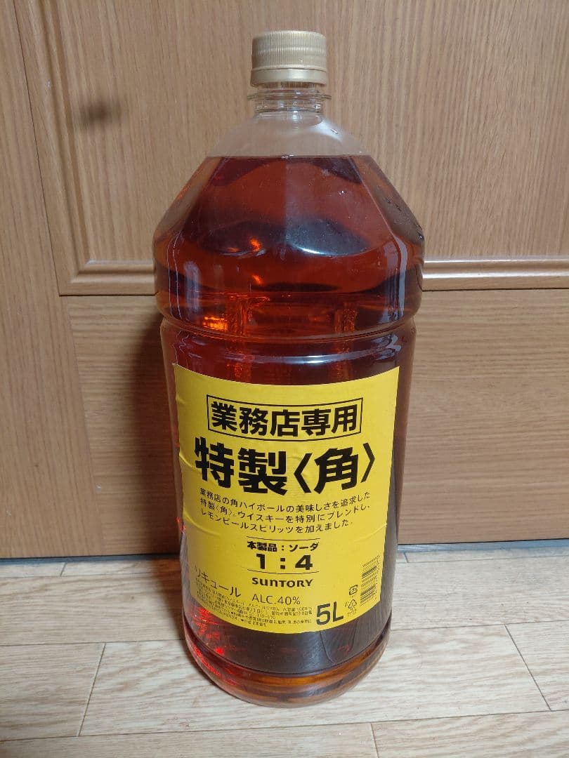 新品未開封　角ウイスキー 5L 特製 業務用専門サントリー40%