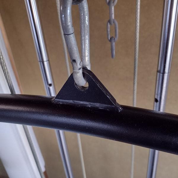 ラットプル　バー　ハンドル　グリップ　ケーブル　アタッチメント　回転　長さ調節可