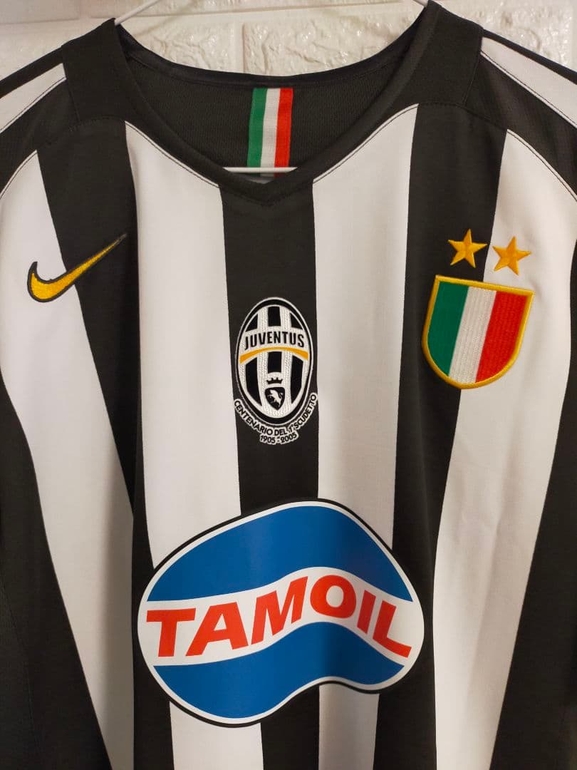 【新品未使用 】デルピエロ ユベントス 旧エンブレム 当時物 Mサイズ