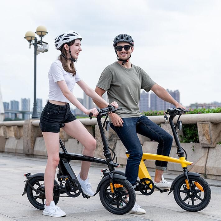 ◯電動自転車 折りたたみ E-BIKE　ブラック　スマート＆スタイリッシュ