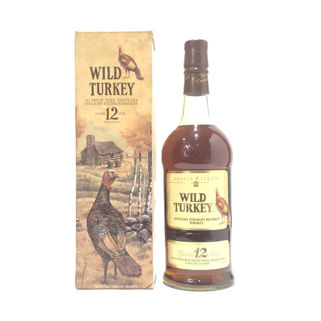 レア オールドボトル ワイルドターキー 12年 750ｍl 50.5％ 化粧箱