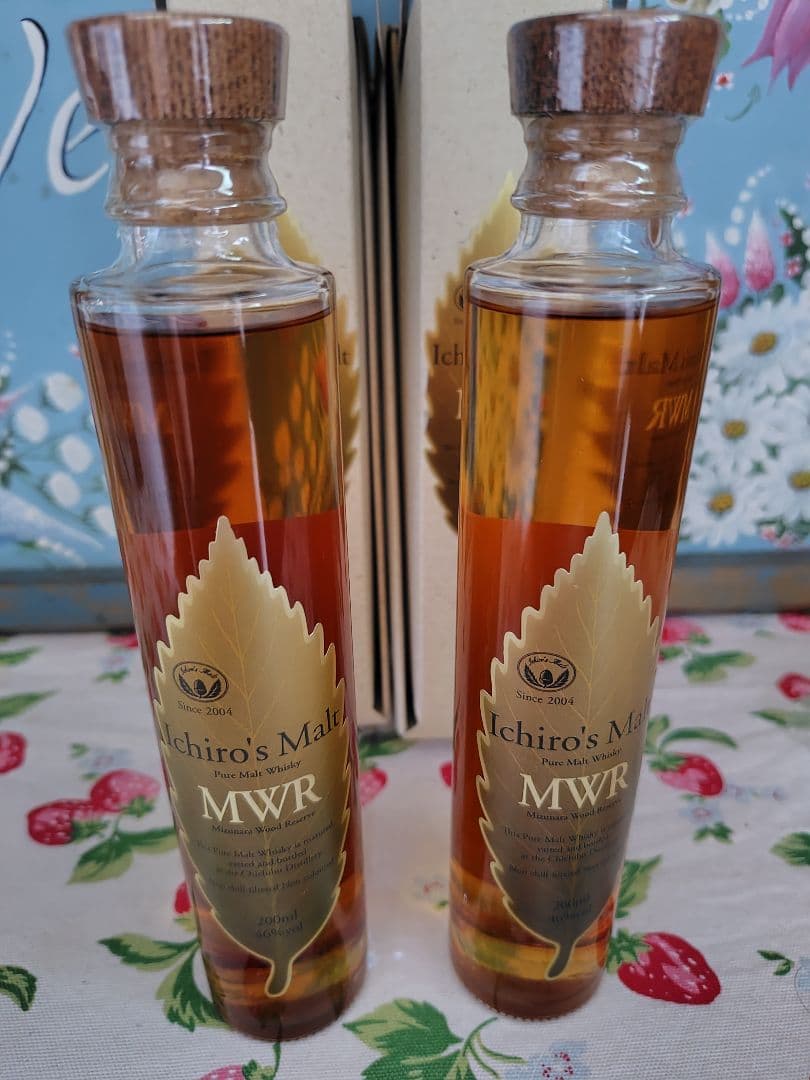 イチローズモルト ミズナラウッドリザーブ　箱付き　MWR 200ml 2本