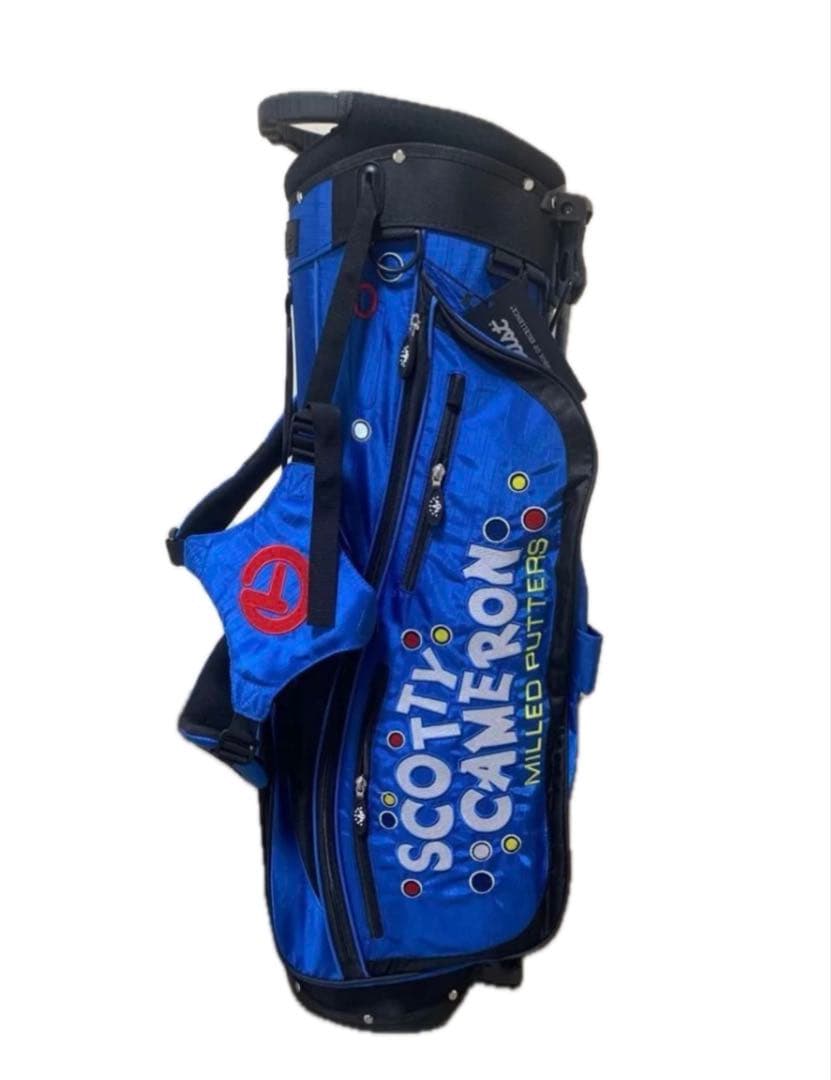 新品未使用　スコッティキャメロン　キャディバッグ　スタンド式　ブルー