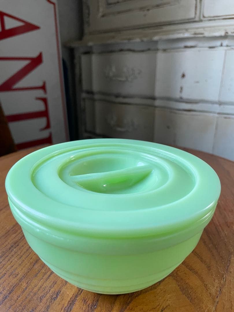 アンティーク Jeannette ジャネット社　ジェダイ ドリッピングス　ジャー