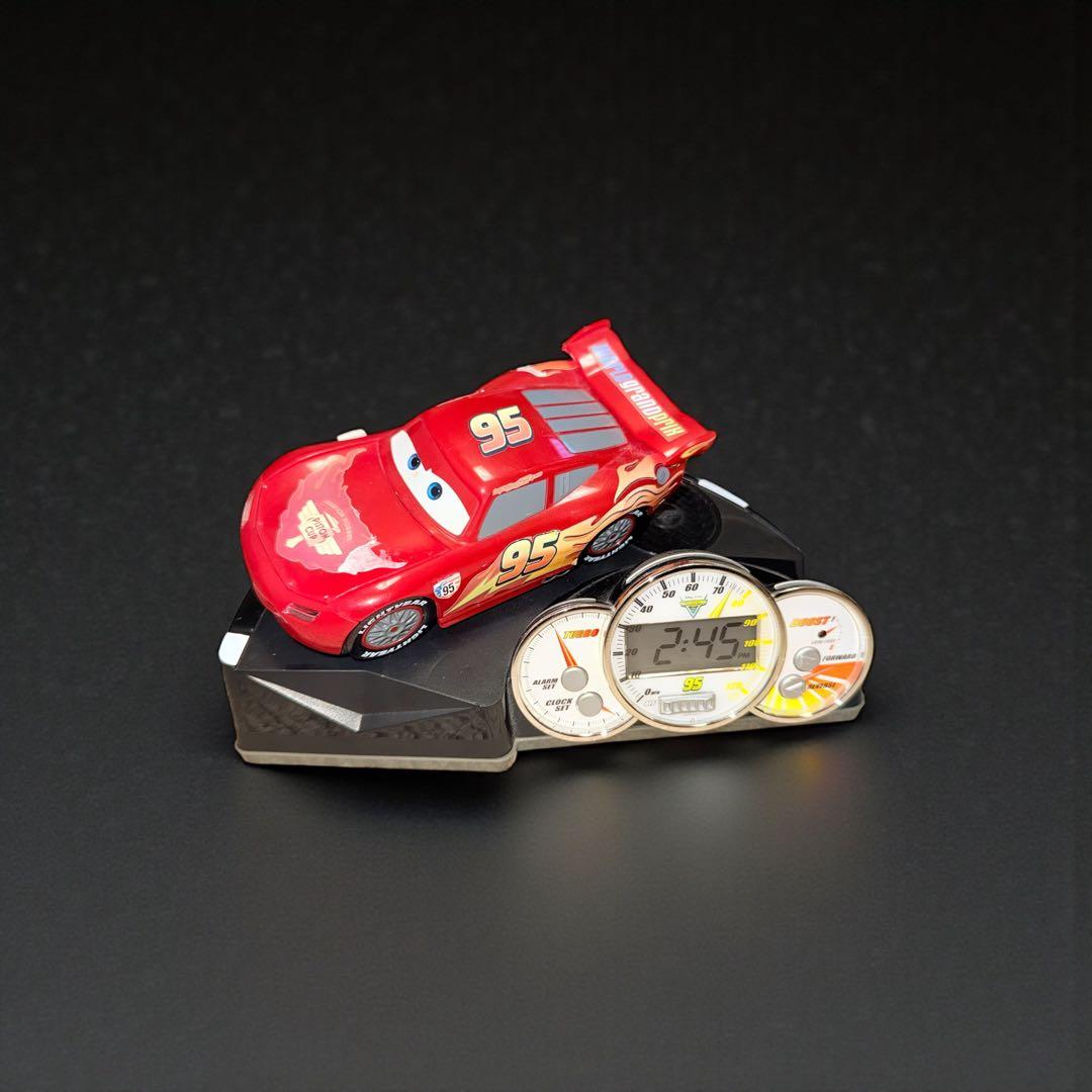 【激レア】アメリカ版Disneyカーズ目覚まし時計光る動く喋る置時計 動作確認済