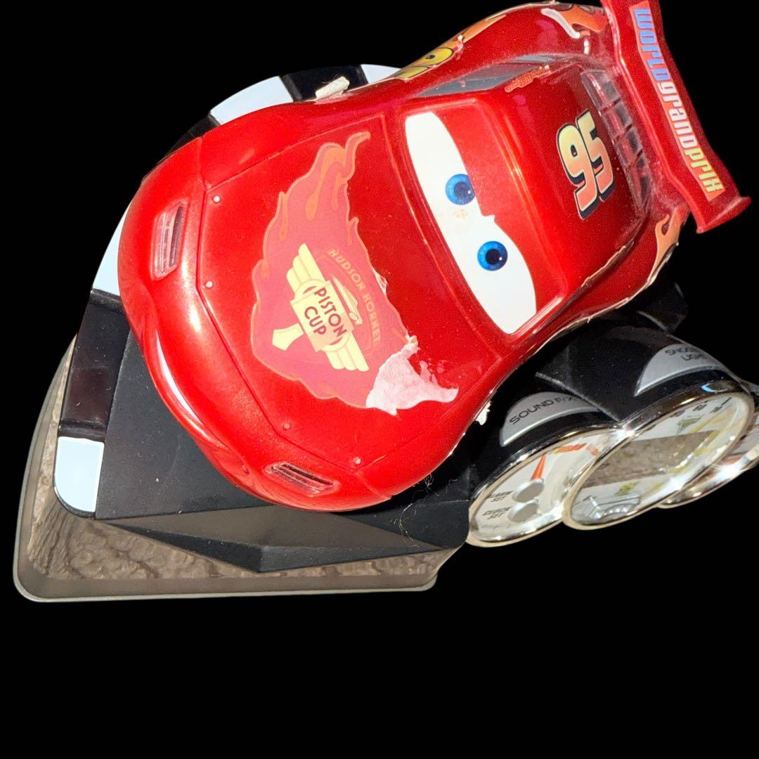 【激レア】アメリカ版Disneyカーズ目覚まし時計光る動く喋る置時計 動作確認済