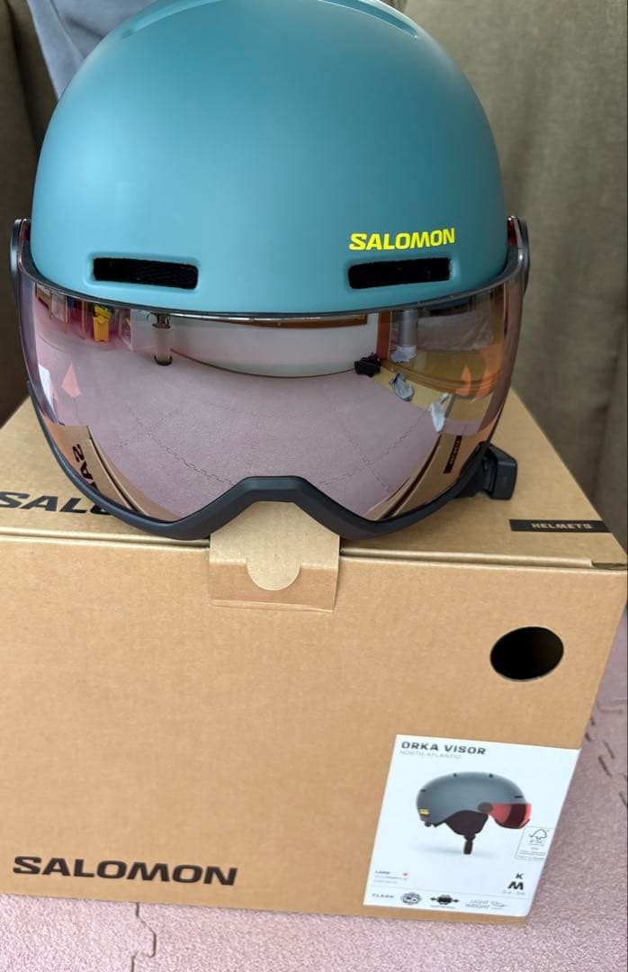 SALOMON ORKA VISOR ヘルメット サイズ:KM (53-56)