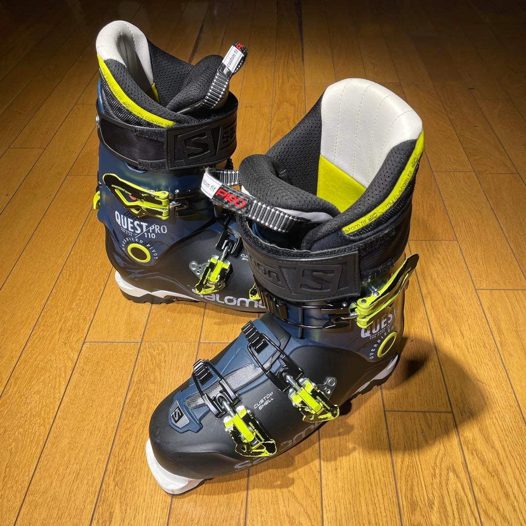 幅広軽量salomonQUEST PRO110 27.0-27.5cmハイク切替