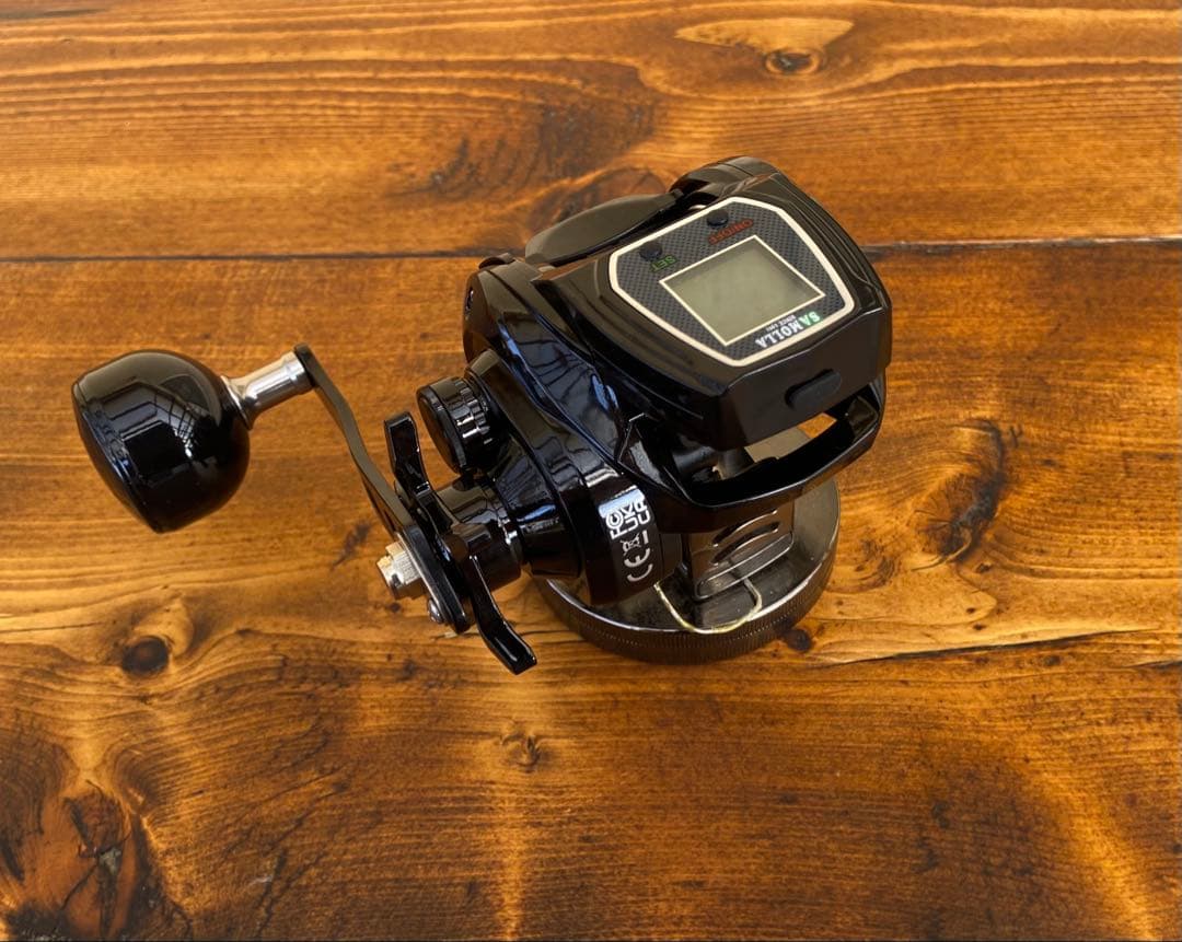 デジタルカウンター付きベイトリール　右巻き　ジギング　大型　デジタルリール