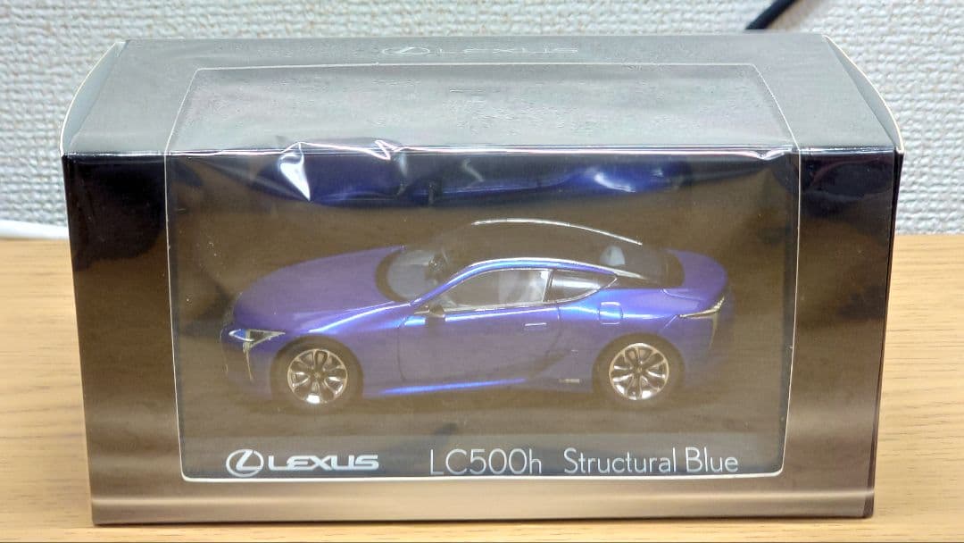 京商 LEXUS LC500h Structural Blue 1/43