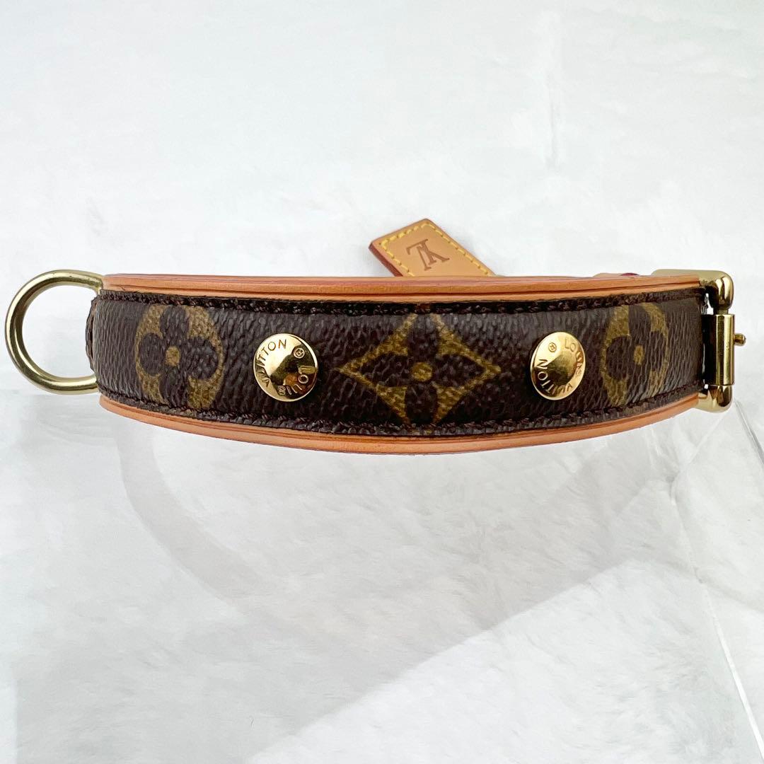 未使用✨ ルイヴィトン ドッグカラー MM 中型犬 モノグラム M58071