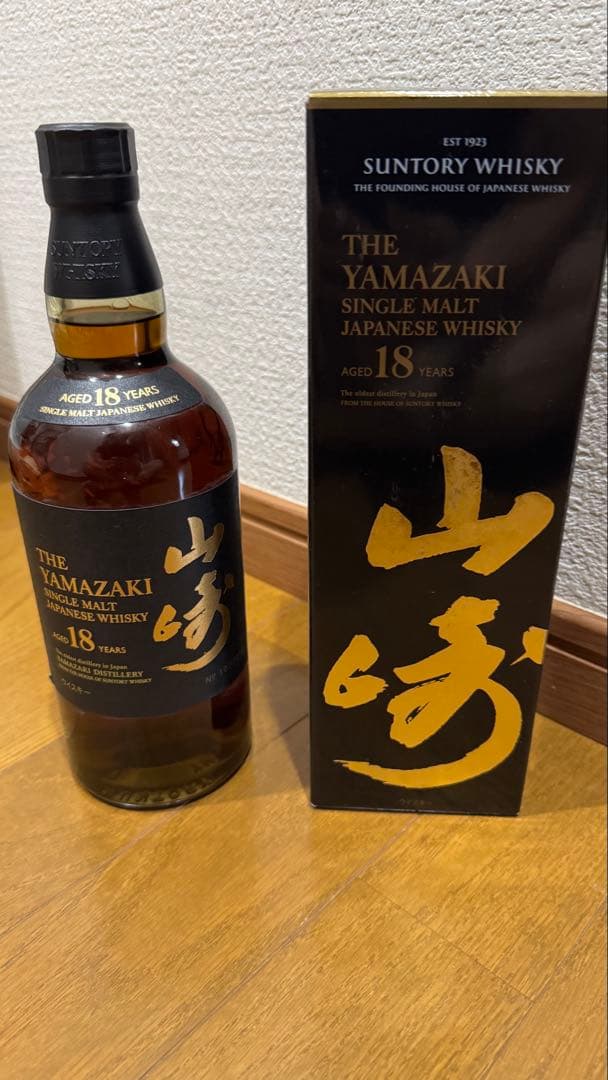 ［値下げ］山崎 18年 シングルモルトウイスキー 700ml 山崎18年1本