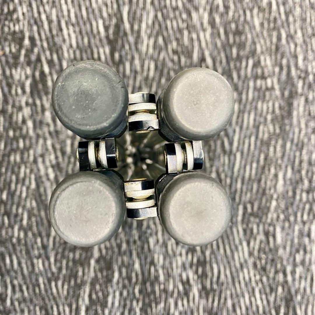 【廃盤・希少】スノーピーク ローテーブル ラウンド（シナベニア天板） ※破損あり