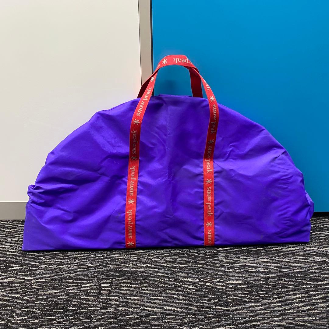 【廃盤・希少】スノーピーク ローテーブル ラウンド（シナベニア天板） ※破損あり