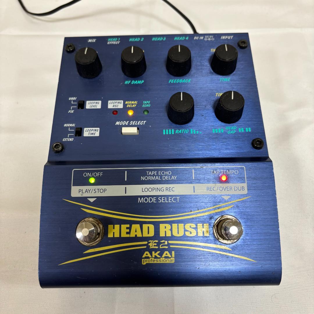 【動作確認済】AKAI E2 Head Rush 純正アダプター・箱・説明書付