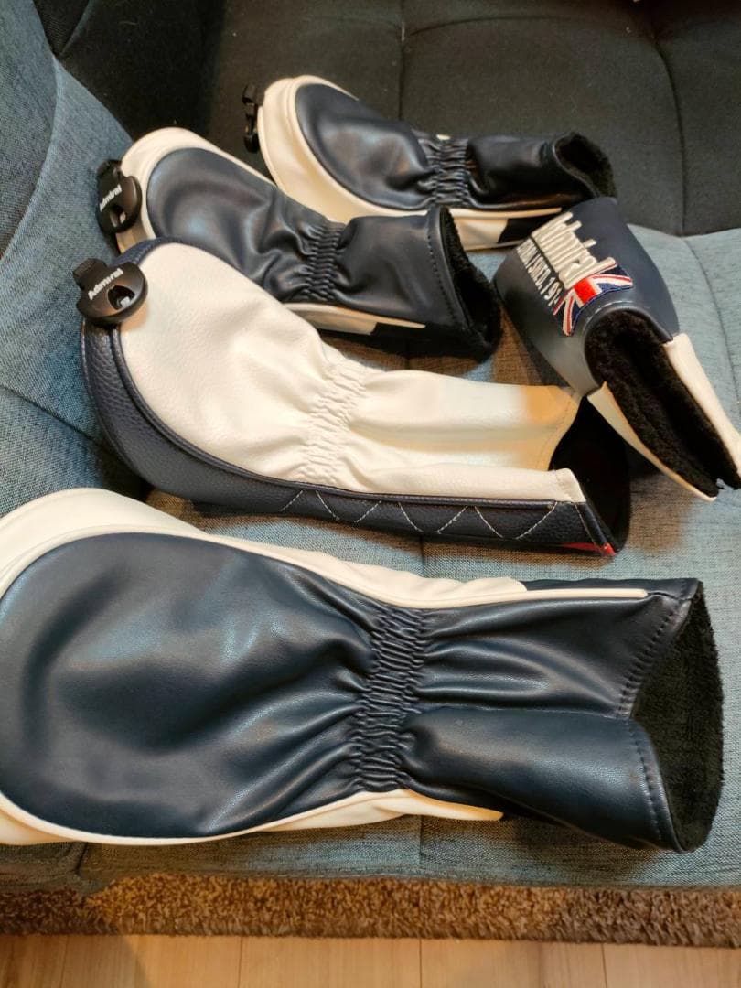 【Admiralセット美品】キャディバッグ・ヘッドカバー・ポーチ・マーカー