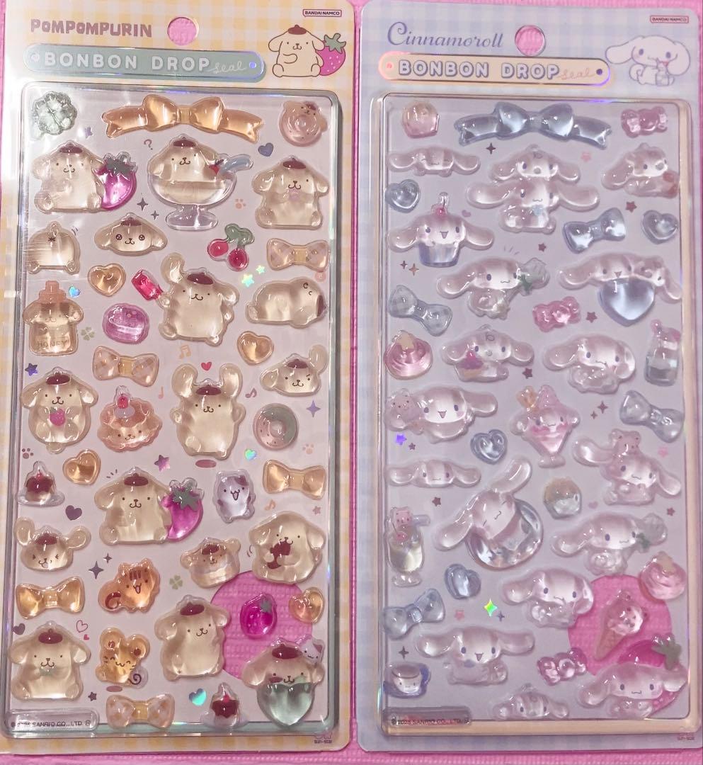 ♥正規品♥ サンリオ 第2弾 ボンボンドロップシール 6枚セット