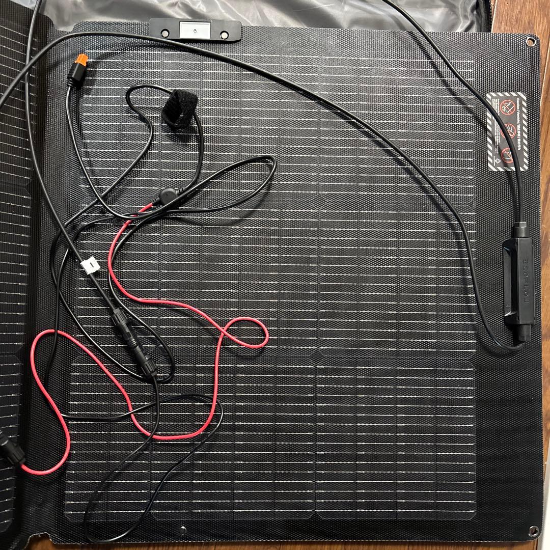 ECOFLOW 160W ポータブルソーラーパネル　1回使用のみ　美品　2025