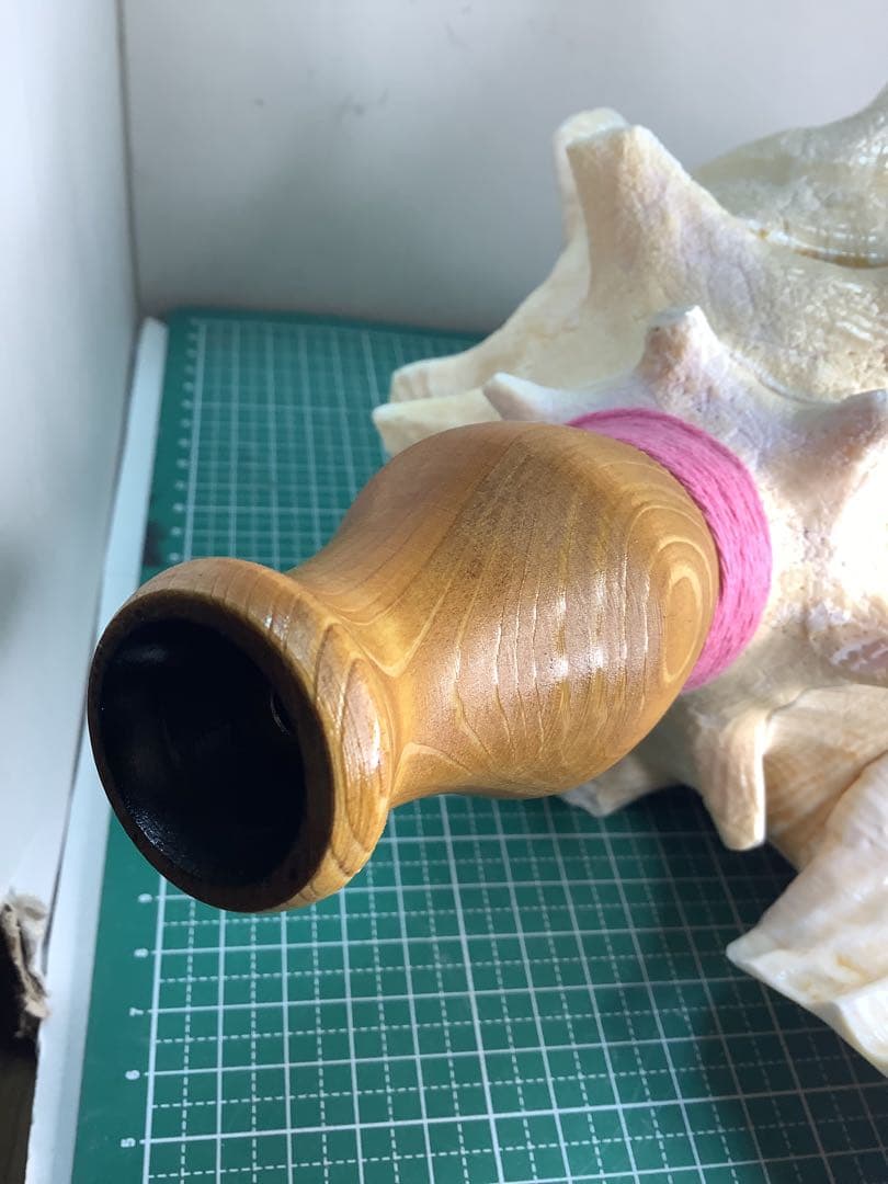 #01・ピンクガイ・法螺貝・山伏・修験者・豊臣兄弟・羽黒山・縁起物・ピンクリボン