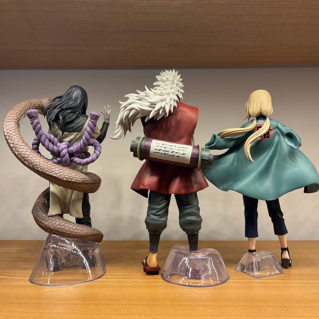 ナルト　一番くじ　フィギュア 自来也 大蛇丸 綱手