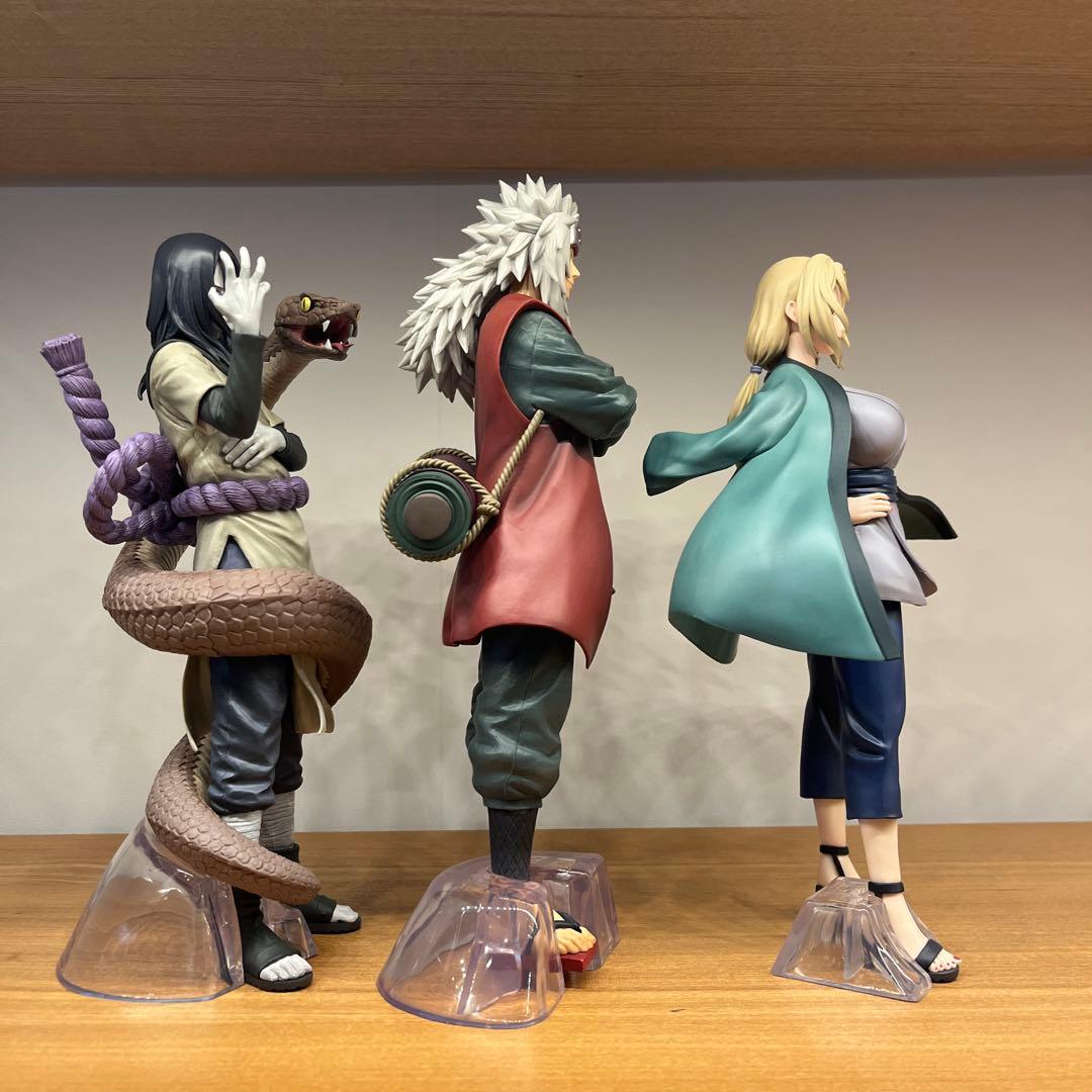 ナルト　一番くじ　フィギュア 自来也 大蛇丸 綱手