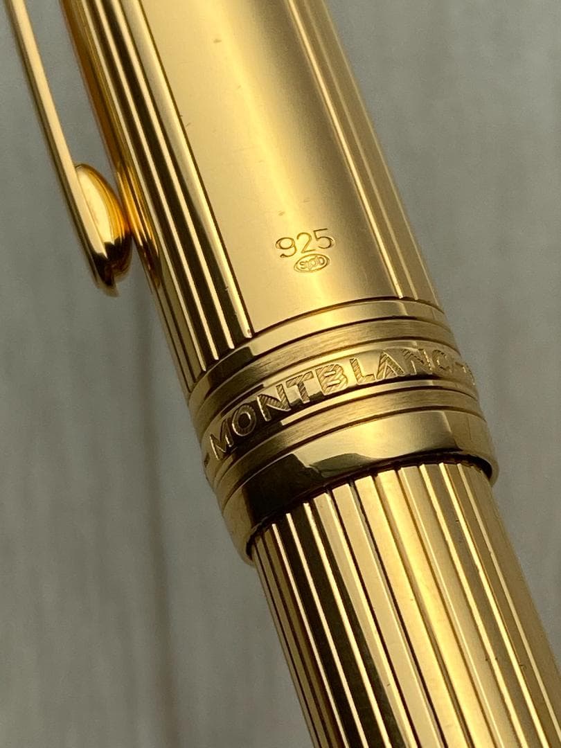モンブラン ソリテール ル・グラン 146 ゴールド色 シルバー 925 万年筆