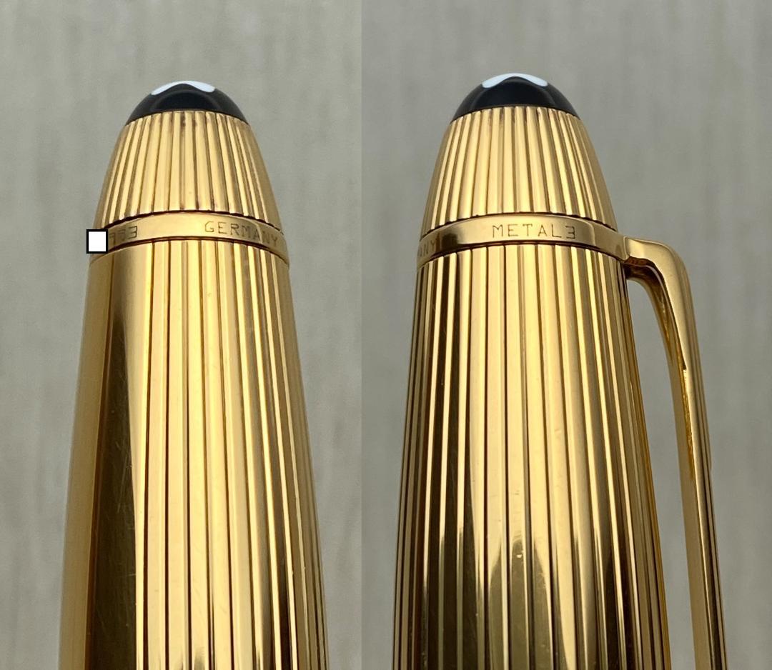 モンブラン ソリテール ル・グラン 146 ゴールド色 シルバー 925 万年筆