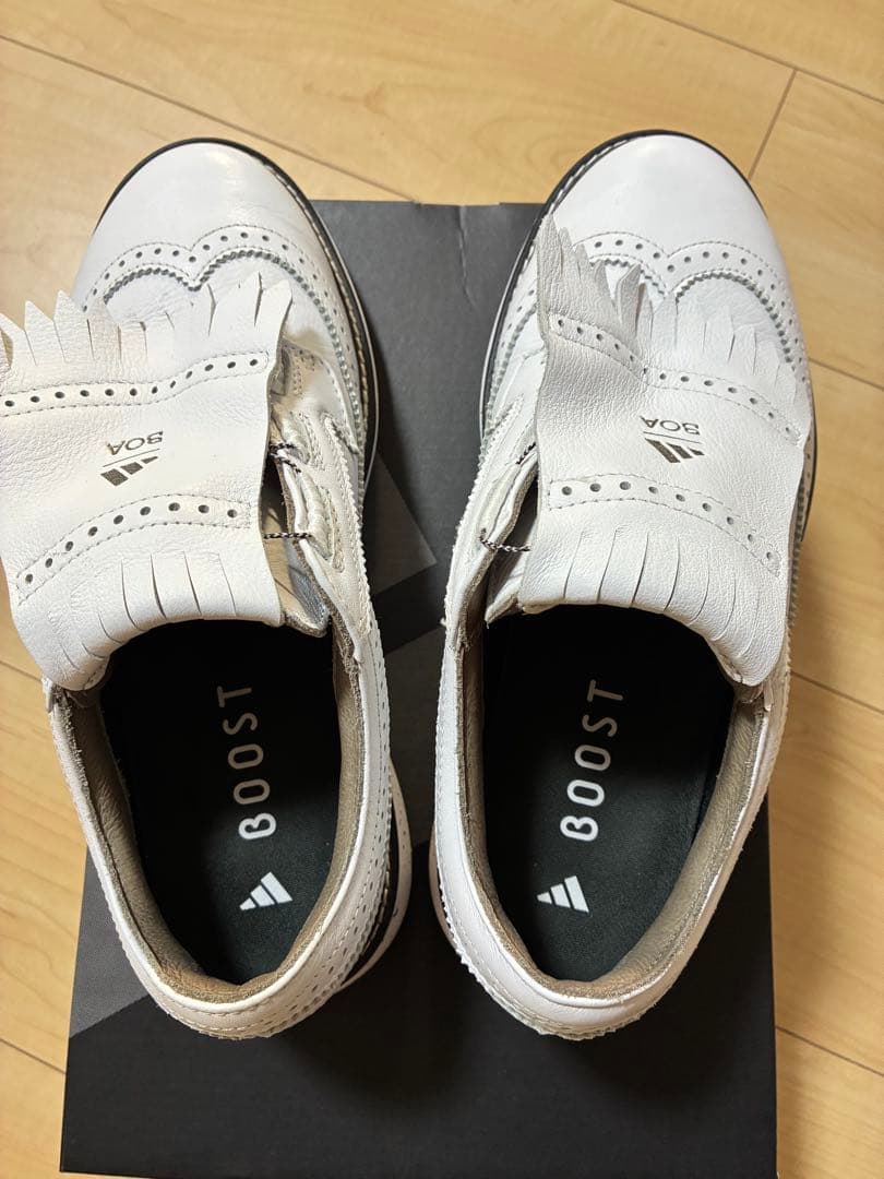 adidas BOA ゴルフシューズ ホワイト　24.5