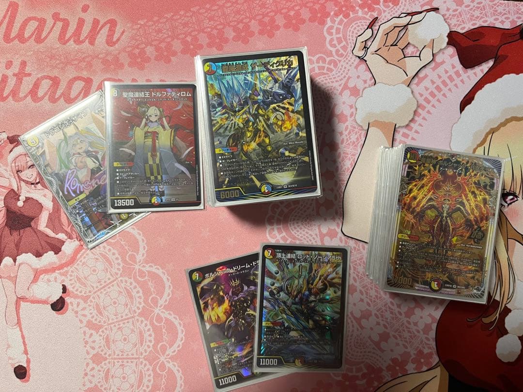 デュエルマスターズ　デッキセット　リースボルシャック　黒緑アビス　5cバロムなど