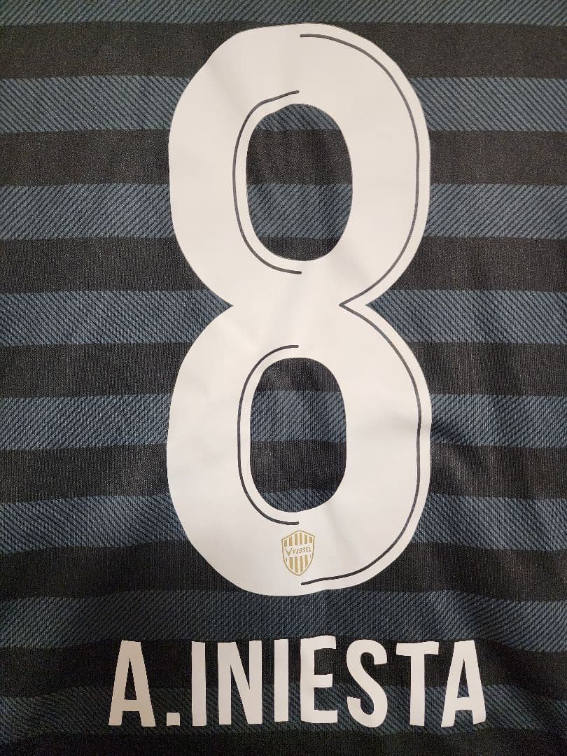 新品未使用　ヴィッセル神戸　イニエスタ　レプリカユニフォーム　3rd　2019