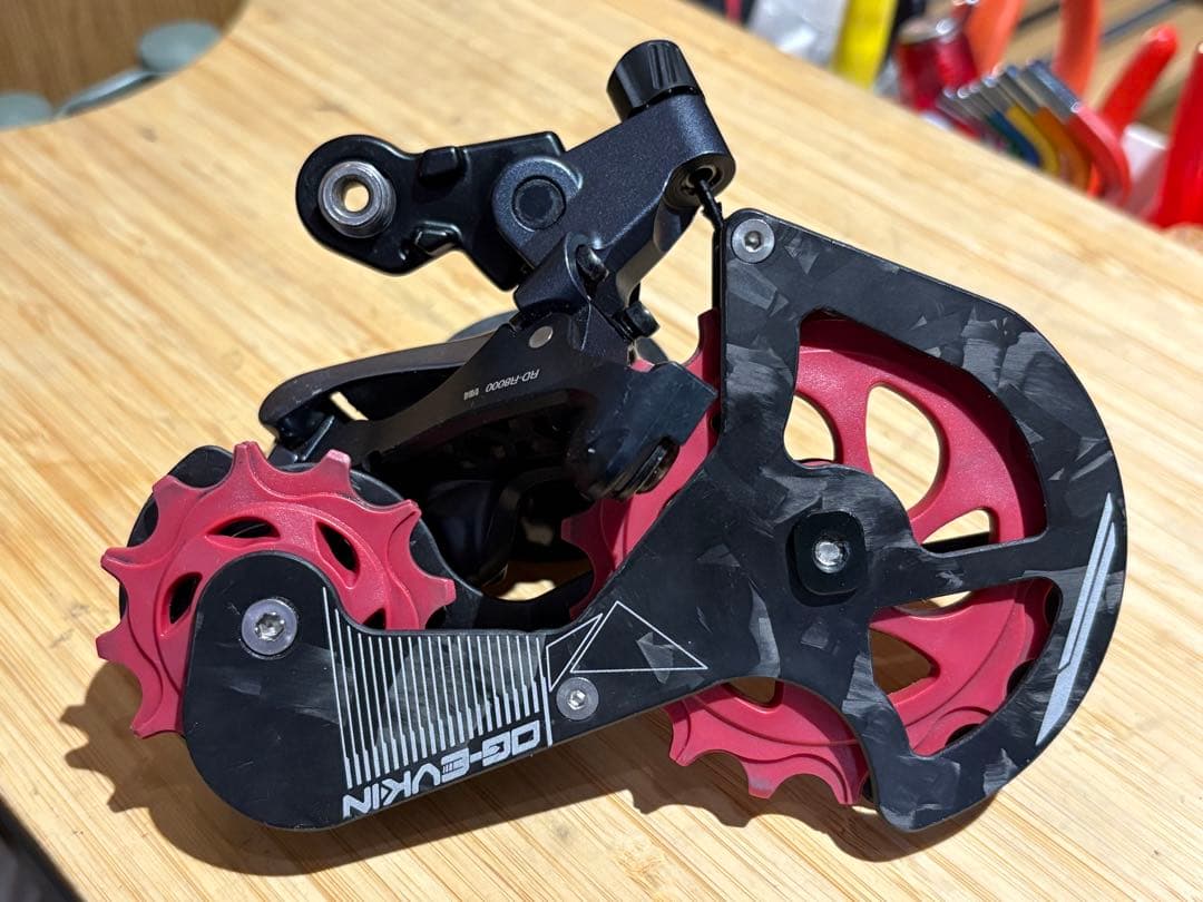 Shimano RD-R8000 改 ビッグプーリーお試し様に