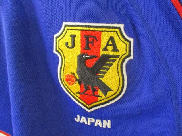 2001年 日本代表(H)選手用 #2上村 adidas ☆1668t