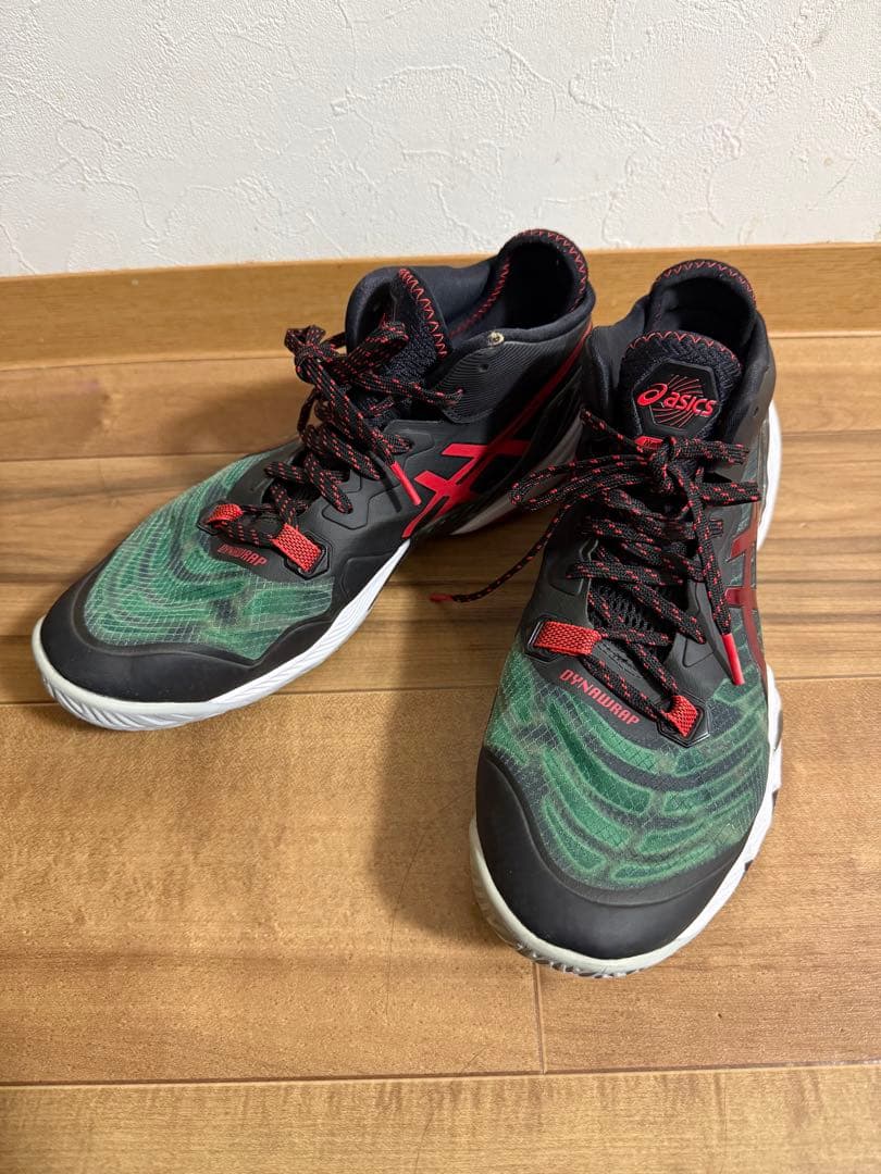 Ө*ө様 asics アシックス　メタライズ　27.5cm バレーボールシューズ