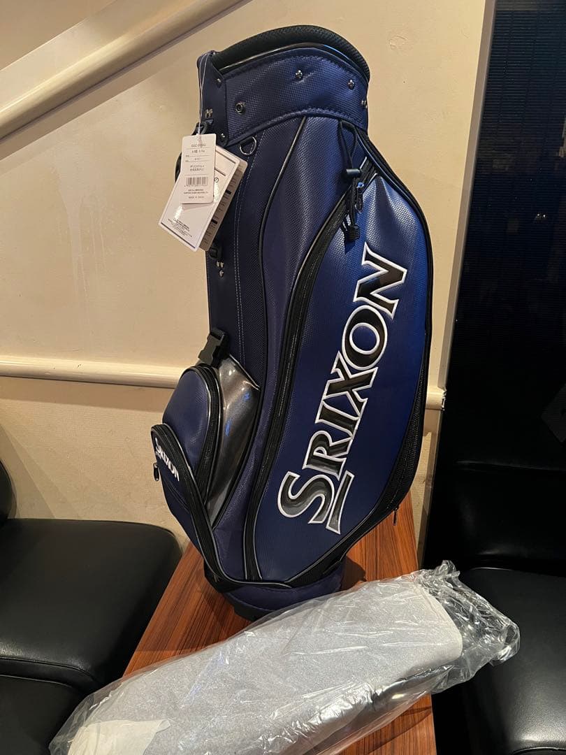 Srixon ゴルフキャディバッグ GGC-S155G 9.0型 ネイビー