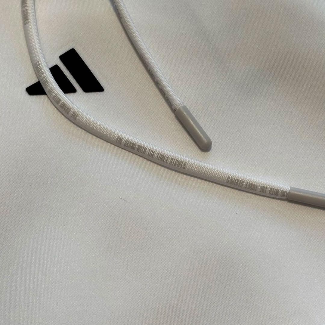 ダンボールニット　セットアップ　ビッグアディダスロゴ　春秋冬　XL 長袖 白