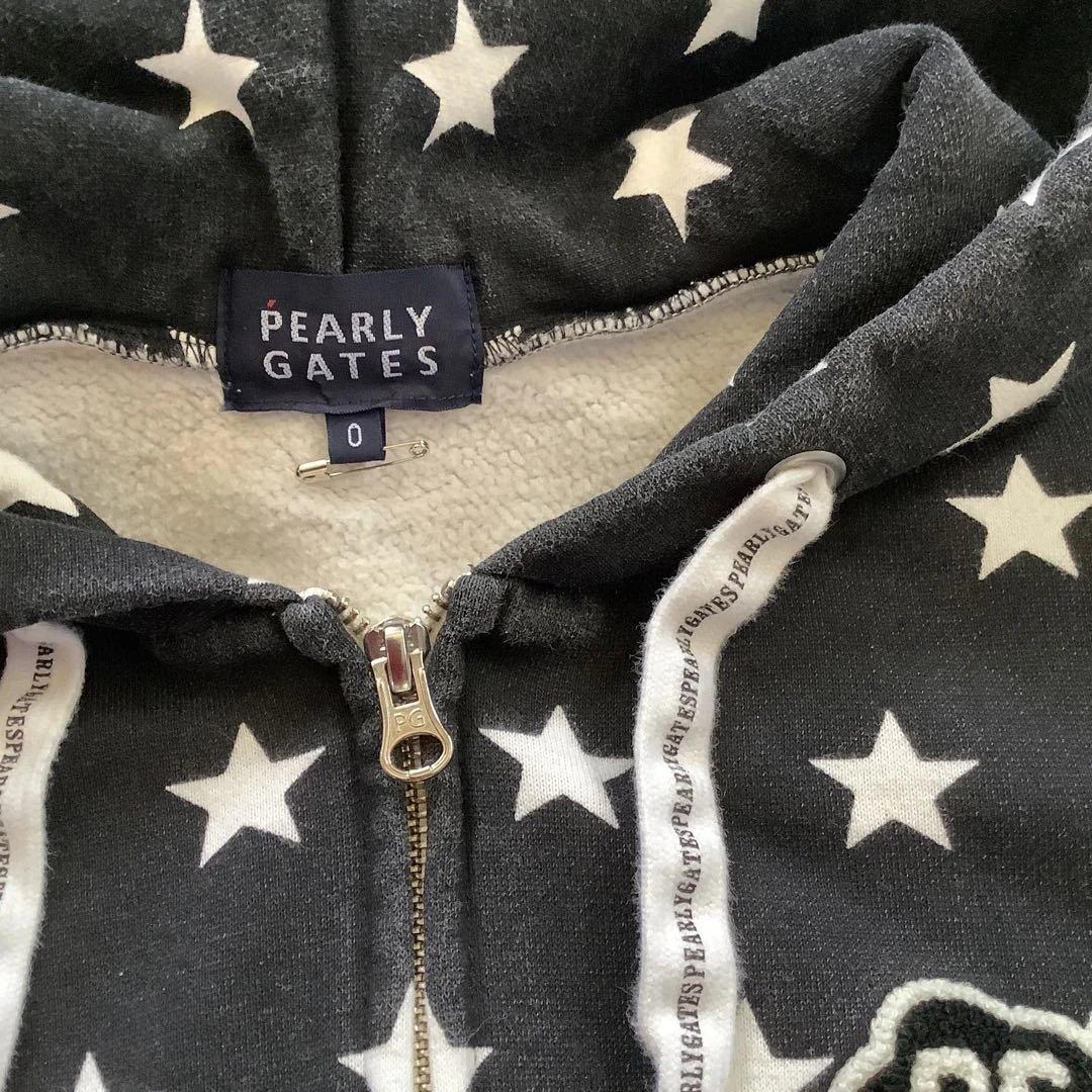 PEARLY GATES 星柄フルジップパーカー セットアップ　サイズ0