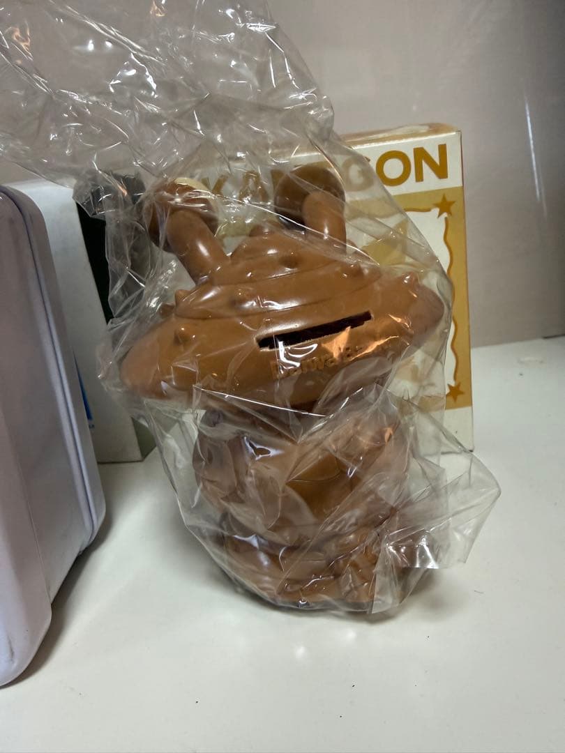 昭和レトロ 大和銀行 ウルトラマン カネゴン ソフビ貯金箱 箱付 非売品