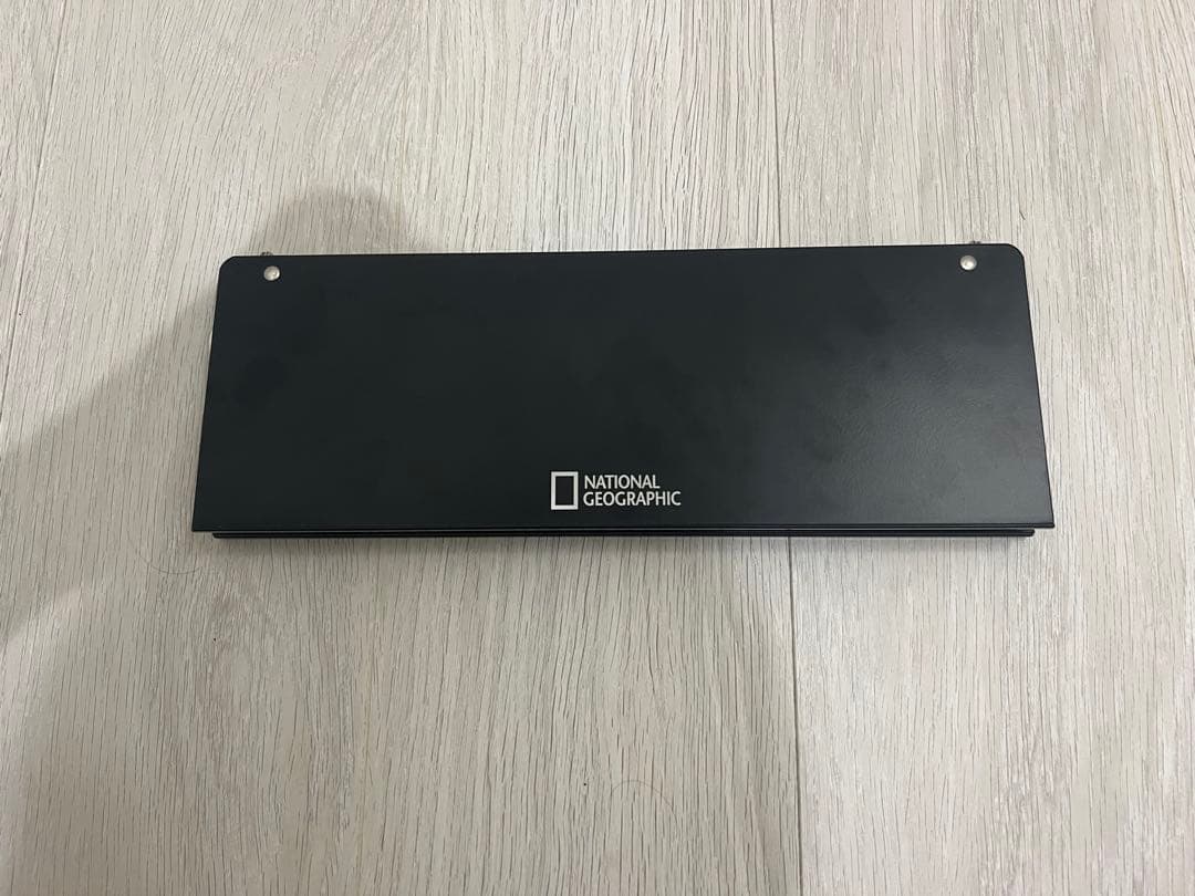 National Geographic 折りたたみテーブル 黒
