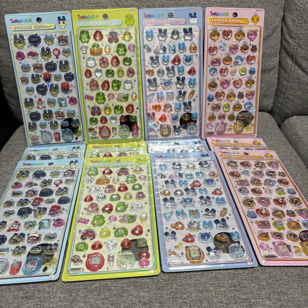 たまごっち ボンボンドロップシール 正規品 4種各3枚セット