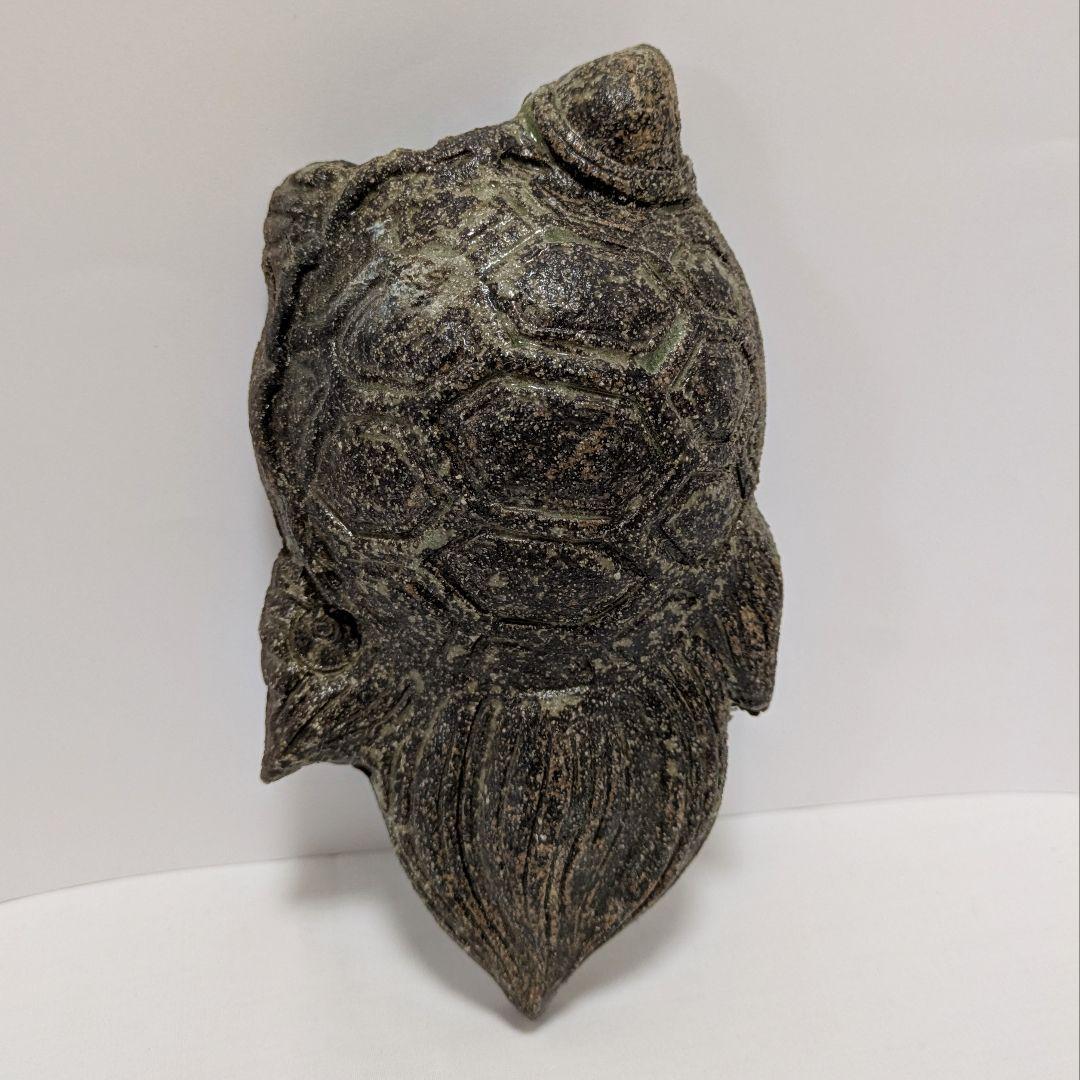 亀掛け花入　萬古焼　露光窯　陶器 冬芝文廣造　亀形　共箱