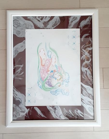 五十嵐由家　仏画373　飛天