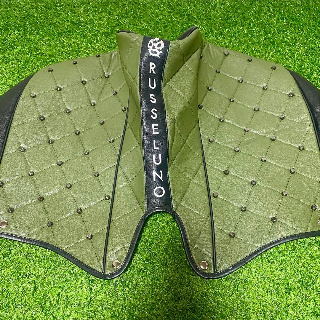 ラッセルノ ルチャマスク キャディバッグ グリーン カーキ 緑 ゴルフ メンズ