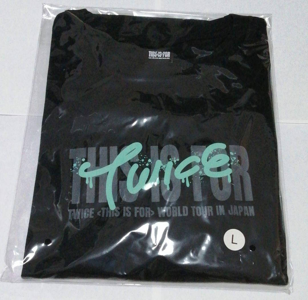 TWICE THIS IS FOR popup Tシャツ BLACK L ミナ