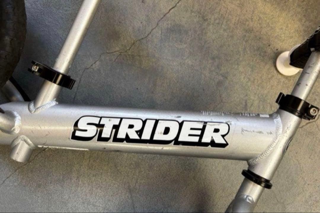 自転車 キッズバイク キックバイク ストライダー PRO シルバー